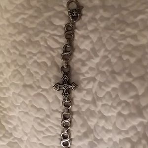 Man's heavy metel bracelet